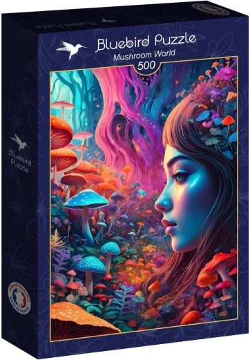 Puzzle Svijet gljivica 500 dijelova BLUEBIRD