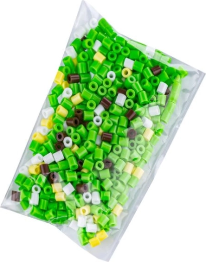 Colorful beads for precise assembling of the design