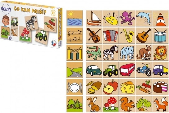 Detoa drvene puzzle Gdje staviti