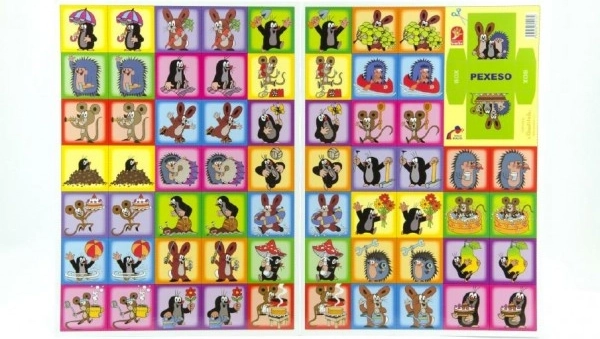 Pexeso KRTEČEK – memorijska igra za izrezivanje, 32 kartice