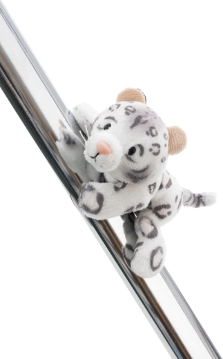 Magnetička plišana mačka snježni leopard NICI GREEN Eleni Snowbell 12 cm