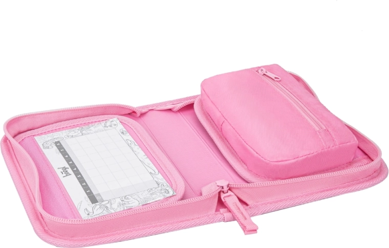 Clear organization when fully unfolded