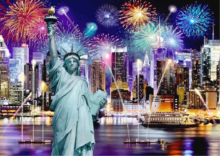 Dojmljiv motiv noćnog New Yorka