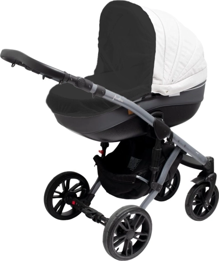 Mreža protiv komaraca za dječja kolica New Baby Basic crna