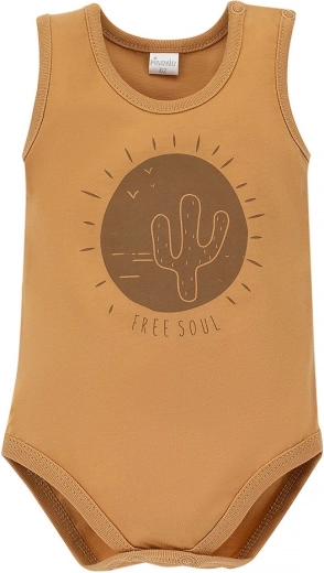Pinokio dječji bodi Free Soul žuti, veličina 86