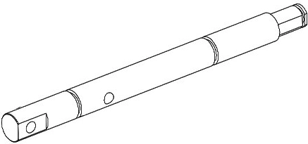 Main gear shaft Skull Jamara - 1 piece