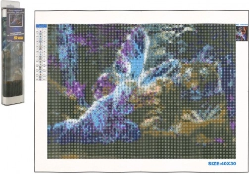 Dijamantno slikanje NORIMPEX – vila leptira 30 × 40 cm