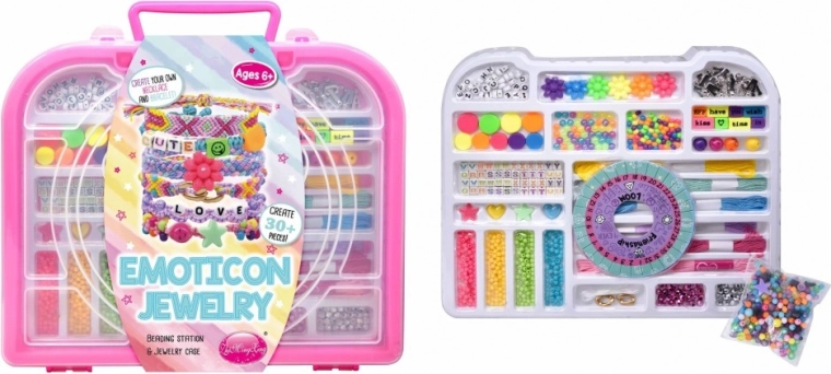 Set perlica u koferu za izradu narukvica i ogrlica