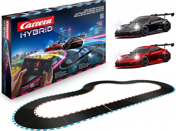 Autostaza Carrera Hybrid Devil Drivers 6,09 m s automobilima Porsche 911