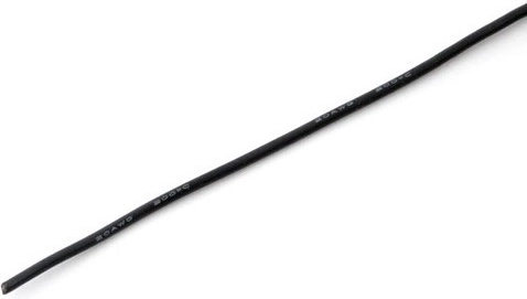 MSP silicone wire 0.5 mm² (20 AWG) black 1 m - 1 pc