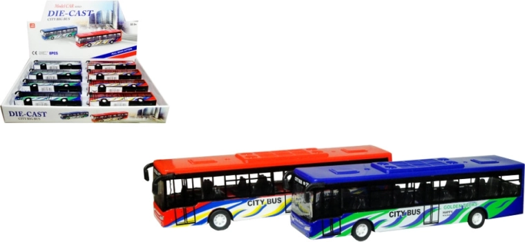 Autobus od metala i plastike s opružnim pogonom