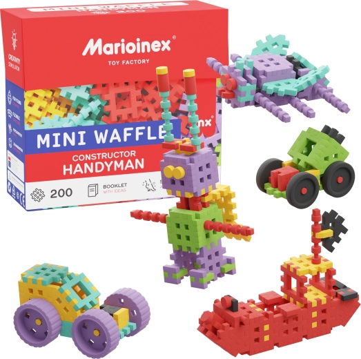 Konstruktor Mini Waffle Majster 200 dijelova Marioinex