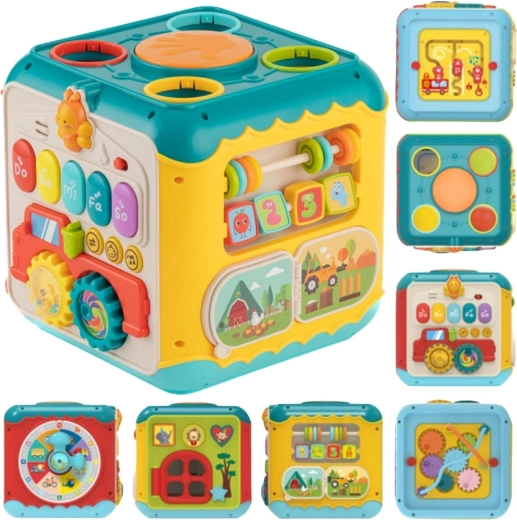 Woopie Baby multifunkcionalna Montessori aktivna kocka 6 u 1