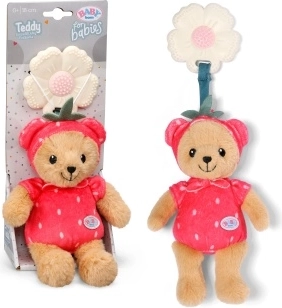 BABY born for babies Medvjedić Teddy jagoda, 18 cm