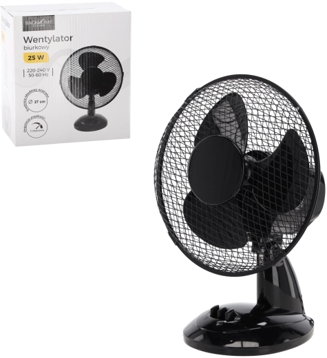 Stolni ventilator crni 25 W