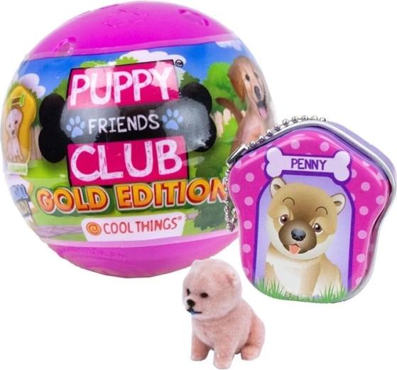 Figurica psića iznenađenja Puppy Club Gold Edition