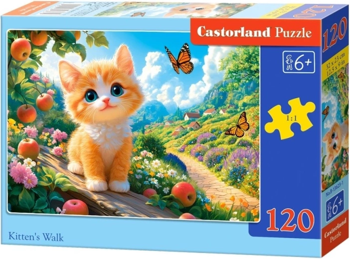 Castorland puzzle mače u šetnji (120 dijelova)