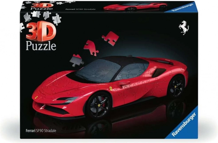 3D puzzle Ferrari SF90 Stradale od Ravensburgera, 108 dijelova