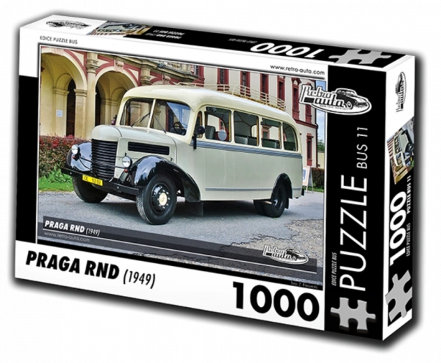 Retroauta puzzle Autobus Praga RND 1000 komada