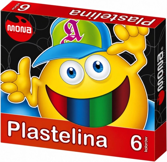 Školski plastelin MONA 6 boja