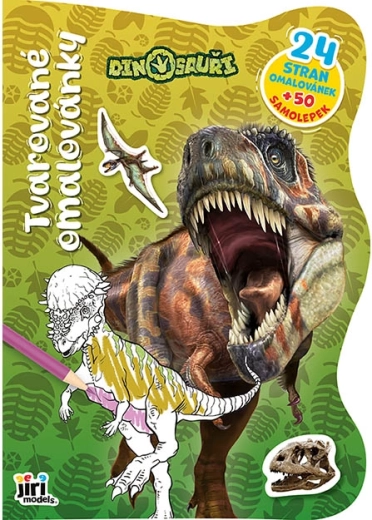 Oblikovana bojanka dinosauri - 1 komad