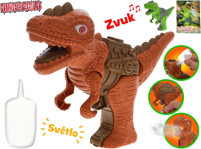 Interaktivni dinosaurus s parom Dinoworld 17 cm