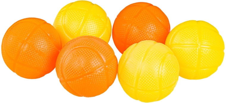 6 balls in the package for more shots and fun