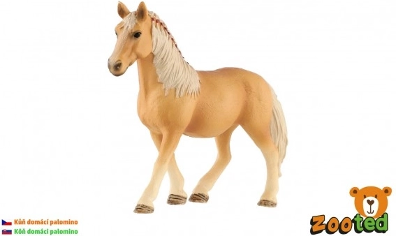 Realistični model konja palomino od plastike