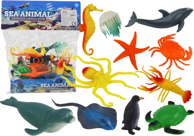 Set figurica morskih životinja 12 kom