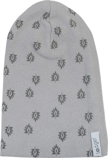 Lodger pamučna rebrasta kapica beanie print rib sharkskin 0–6 mjeseci - 1 komad