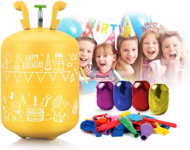 Sve u jednom: helij, baloni i vrpca