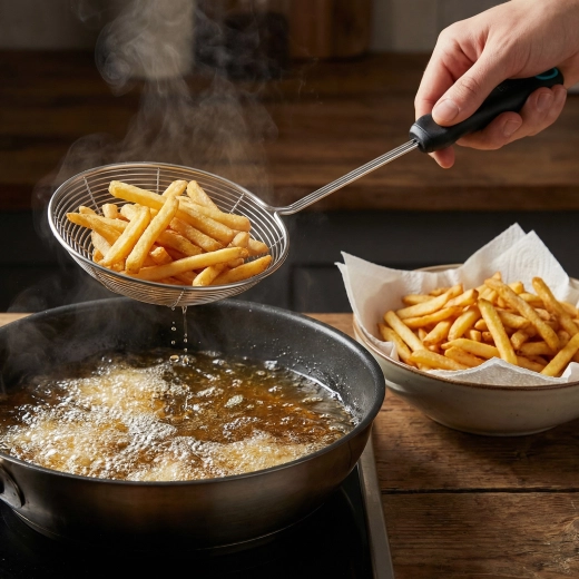Ideal aid for deep-frying