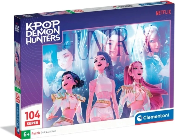 Clementoni puzzle Super K‑Pop Demon Hunters, 104 pieces
