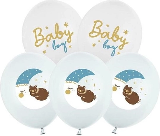Baloni Baby boy mix 30 cm (6 kom)