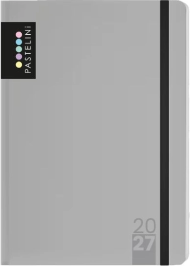 Tjedni planer Pastelini A6 2027 sivi