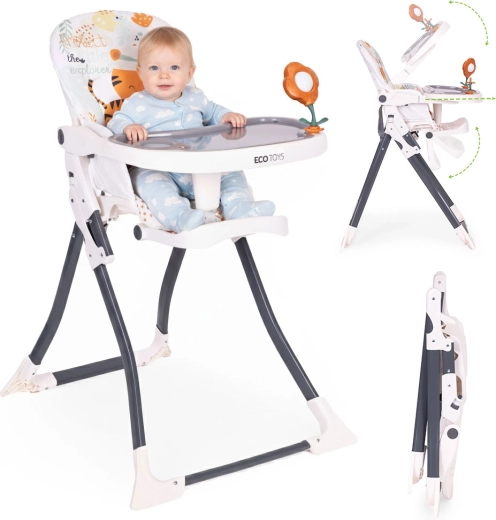 Sklopiva dječja hranilica s igračkama ecotoys