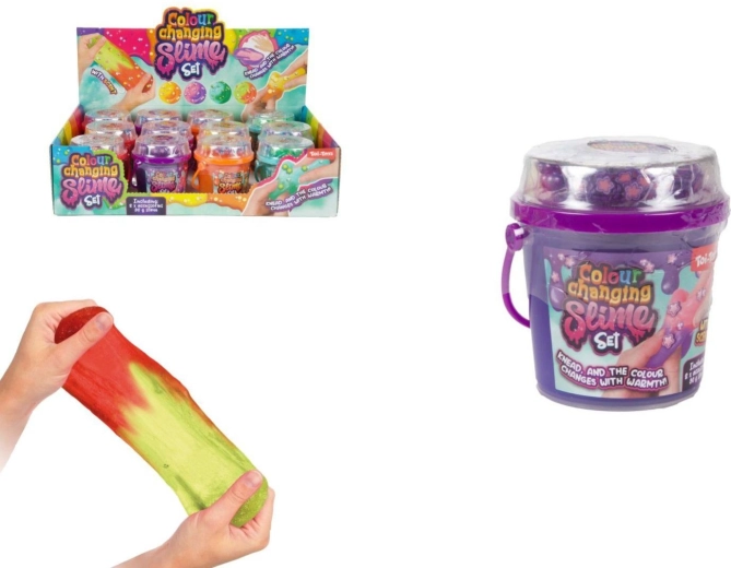 Set slajma koji mijenja boju u kantici (4 boje)