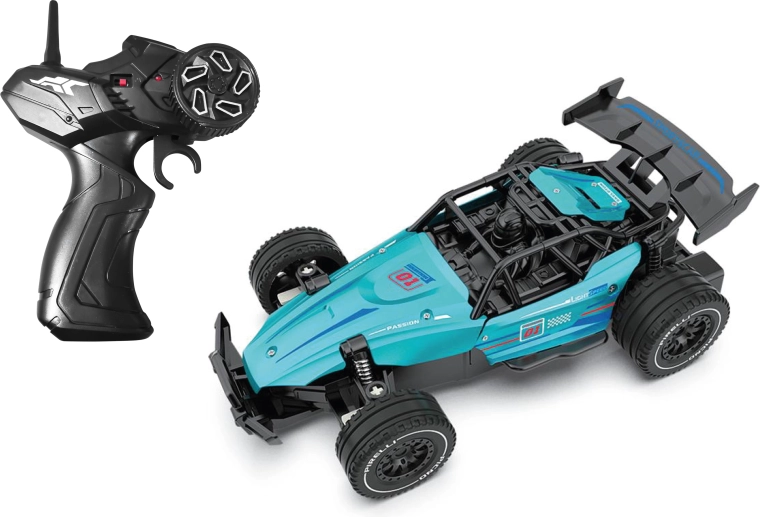 Metal RC Formula Car with Remote Control, 21 cm