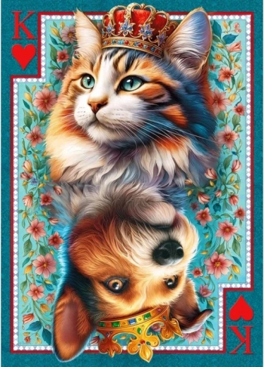Cherry Pazzi puzzle Kraljevska karta 1000 dijelova