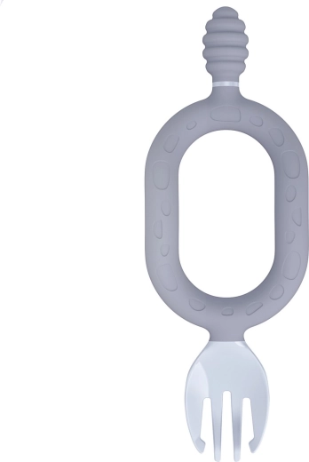 2-in-1: teether and children’s fork