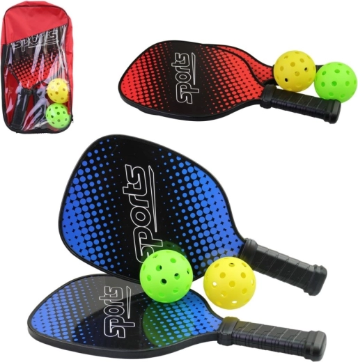 Paddle and Ball Set in a Portable Case