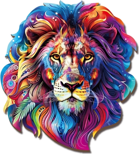 2Kids Toys drvene puzzle lav