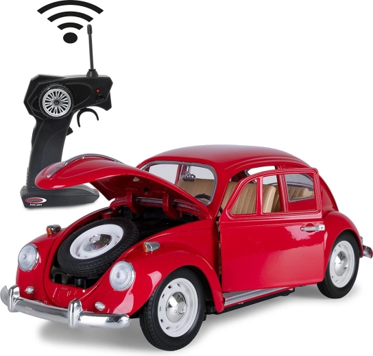 Jamara RC VW Beetle Die-Cast Car 1:18 Red 27 MHz - 1 piece
