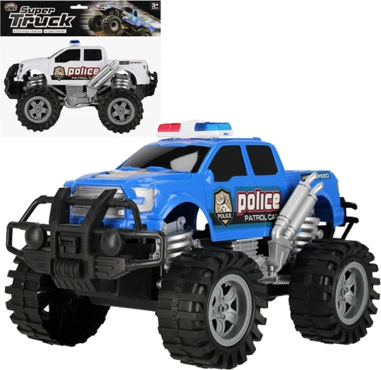 Policijski terenski auto na povlačenje (pull-back)