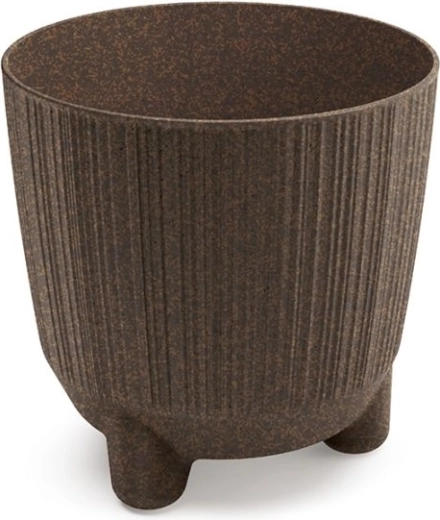 Tegla za cvijeće Ryfo N Eco Wood 14,5 cm kava