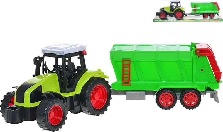 Traktor s prikolicom na zamašnjak 36 cm