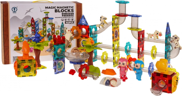 Set magnetnih kocki Zoo Ball 153 kom.