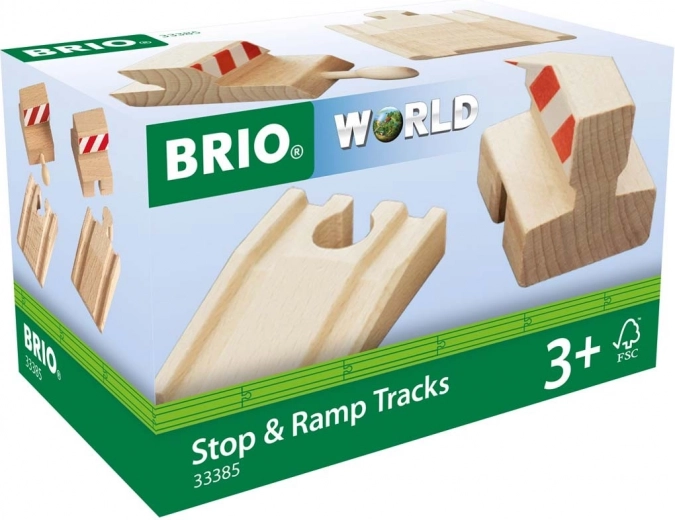Brio stop & ramp tracks – završne tračnice i rampe za drvenu željeznicu