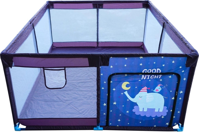 Meki pravokutni ogradak za djecu Noćno slonče