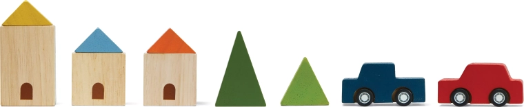 Accessories for a city and imagination development